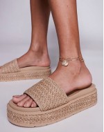 magiclove multirow coin pendant anklet in gold