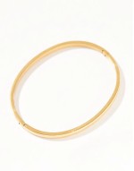 Z stainless steel gold plated arm cuff in gold