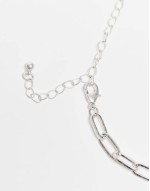 unisex ultimate charm necklace in faux pearl and shell