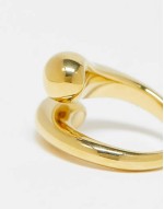 Other Stories chunky ring in gold
