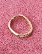 prato chunky cuff bangle in gold